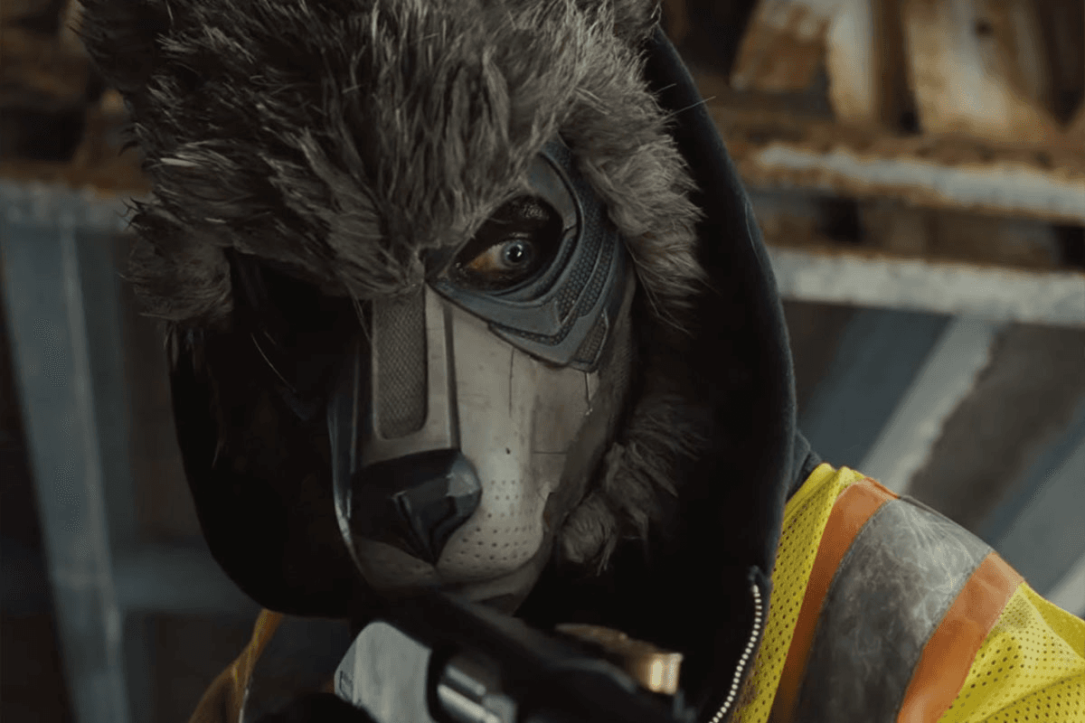 A masked character from How to Rob a Bank
