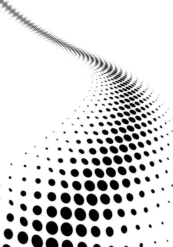 A flowing network formed from thousands of connected points